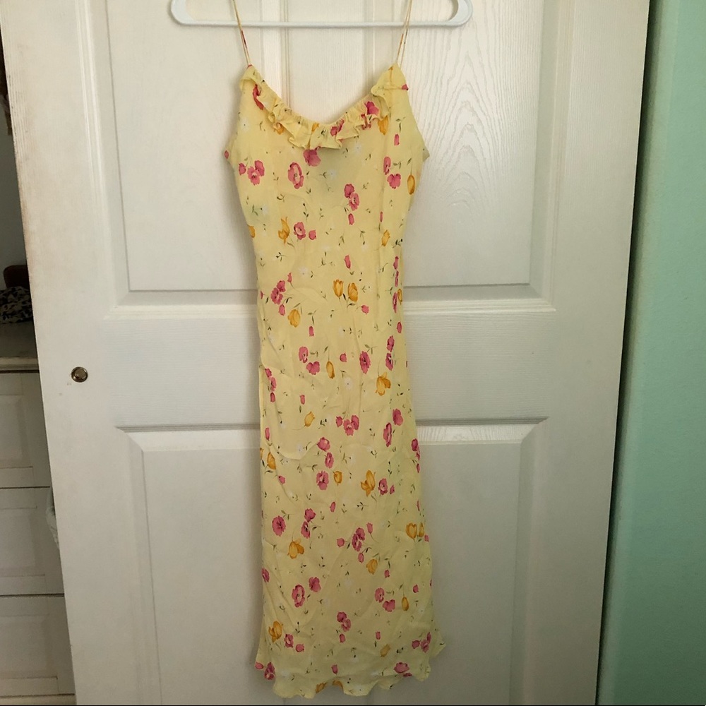 Ralph Lauren Yellow Floral Dress